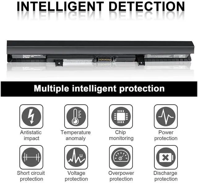 Alt view image 4 of 5 - New Replacement PA5185U-1BRS Laptop Battery for Toshiba Satellite C50 C55 C55D C55T L55 L55D L55T Series fit C55-B5200 C55-B5270 C55D-B5310 PA5184U-1BRS PA5186U-1BRS PA5195U-1BRS - 12 Month Warranty