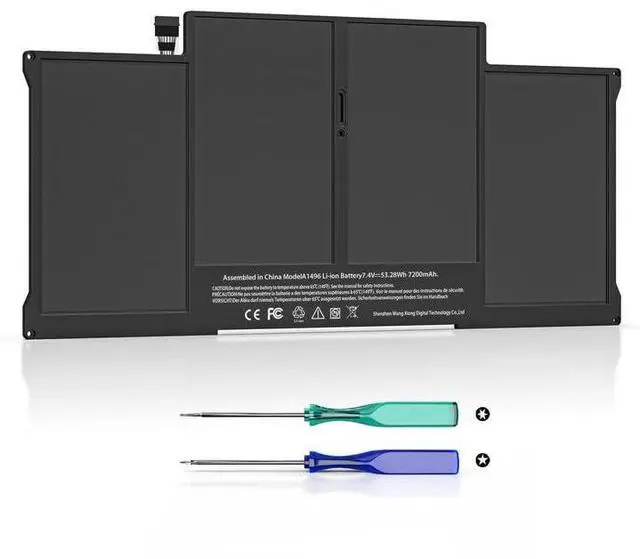 Main image of YUERYE A1466 Battery for MacBook Air 13 inch A1466(Mid 2012, Mid 2013, Early 2014, Early 2015,2017) A1369(Late 2010, Mid 2011 Version) High Performance 7200mAh fits A1496 A1405 A1377 [Upgraded 3.0]