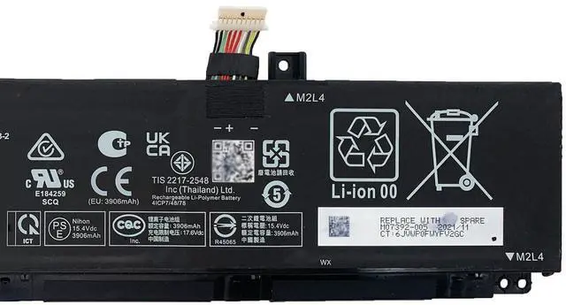 Alt view image 3 of 5 - EPYOBW SC04XL Battery 63.32Wh Compatible with HP Envy 14-EB 14-EB0376NG 14-EB0010NR 14-EB0775NG Series Laptop HSTNN-IB9R M07392-005 M08254-1C1 L777034-005 SC04063XL 3906mAh 15.2V