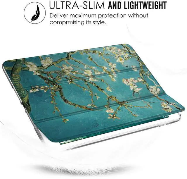 Alt view image 5 of 5 - DuraSafe Cases for iPad 10.5 Inch Air 3rd Gen [ PRO 10.5 Air 3 ] 2017/2019 A1701 A2152 A2123 MUUL2LL/A MUUK2LL/A MUUJ2LL/A MQDX2LL/A Smart Adjustable Stand Feature Printed Flip Case - Blossom