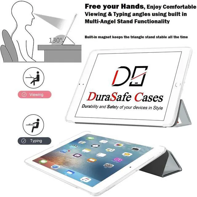 Alt view image 4 of 5 - DuraSafe Cases for iPad Air 2nd Generation 9.7 inch 2014 Printed Case A1566 MGLW2LL/A MH0W2LL/A A1567 MGKM2LL/A MH182LL/A MGKL2LL/A MGTY2LL/A MH1J2LL/A MGTX2LL/A MH2V2LL/A MH2W2LL/A - Bunny Hat