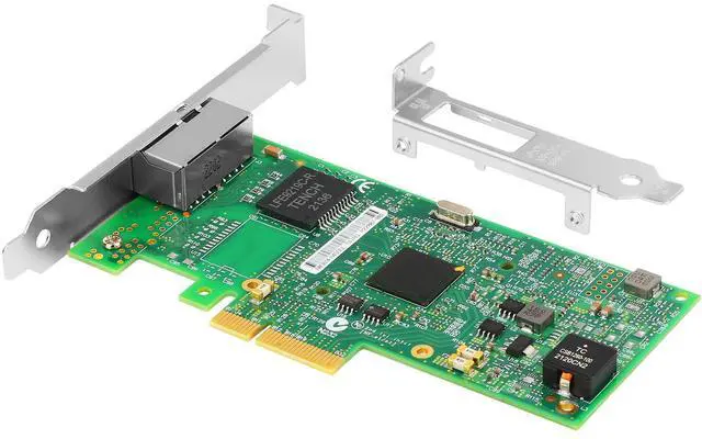 Alt view image 3 of 5 - Euqvos PCIe Ethernet Network Card for Intel I350-T2 I350AM2 Chipset PCIe 2.1 x4 1Gb Dual Port RJ45 LAN Card Support Windows Server/Windows/Linux/VMware/ESX