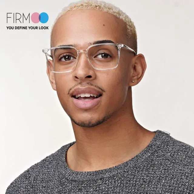 Alt view image 3 of 5 - Firmoo Oversized Blue Light Blocking Glasses, Anti Digital Eyestrain Computer Glasses Scratch TR Lightweight Eyewear Frames