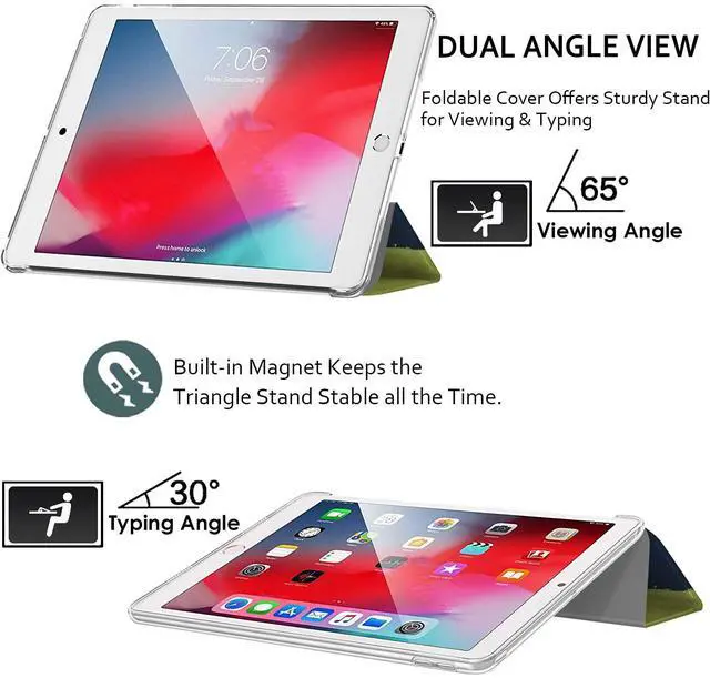 Alt view image 4 of 5 - DuraSafe Cases for iPad 9th Gen 10.2" 2021 Auto Sleep Wake Case A2602 A2604 A2603 A2605 MK2K3LL/A MK2L3LL/A MK2N3LL/A MK2P3LL/A MK663LL/A MK6A3LL/A MK693LL/A MK2K3VC/A MK2L3VC/A MK2N3VC/A Night Sky
