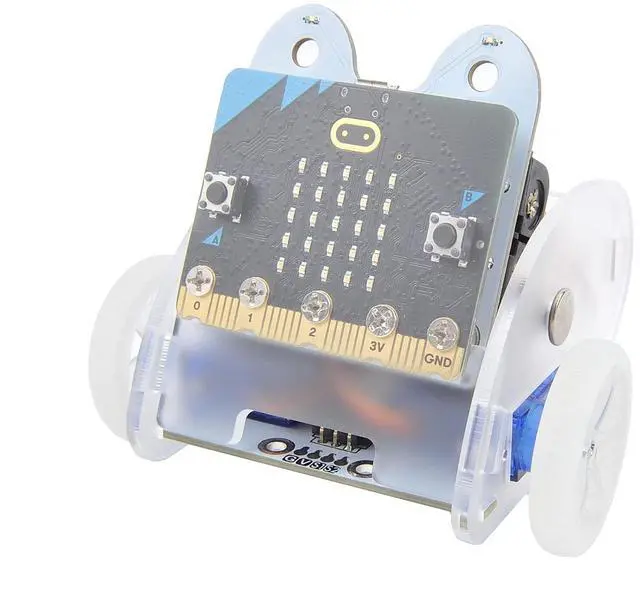 Main image of ELECFREAKS microbit Ring:bit Car Kit BBC Micro:bit Car, DIY Programmable Kit Makecode Project, Micro:bit Coding Starter Kit with Wiki Tutorial(Without Micro:bit)