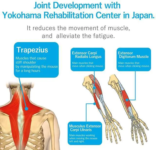 Alt view image 2 of 5 - Elecom MP-116WH Mouse Pad Wrist Rest FITTIO Gel Material High White