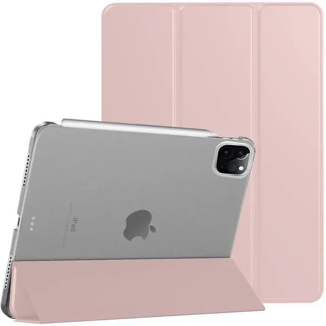 Main image of DuraSafe Cases for iPad PRO 11 Inch 2 2020 3 2021 4 2022 [ PRO 11 2nd 3rd 4th ] Slim Lightweight Protective PC Dual Angle Stand Cover - Light Pink