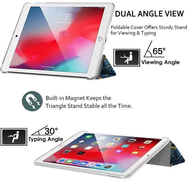 Alt view image 4 of 5 - DuraSafe Cases for iPad 2013 Air 1st Gen 9.7 PC Case A1474 MD785LL/A MD788LL/A MD788CH/A A1475 MD786LL/A MD789LL/A MD898LL/A ME906LL/A A1476 ME993LL/A ME999LL/A MF020LL/A MF021LL/A - Starry Night