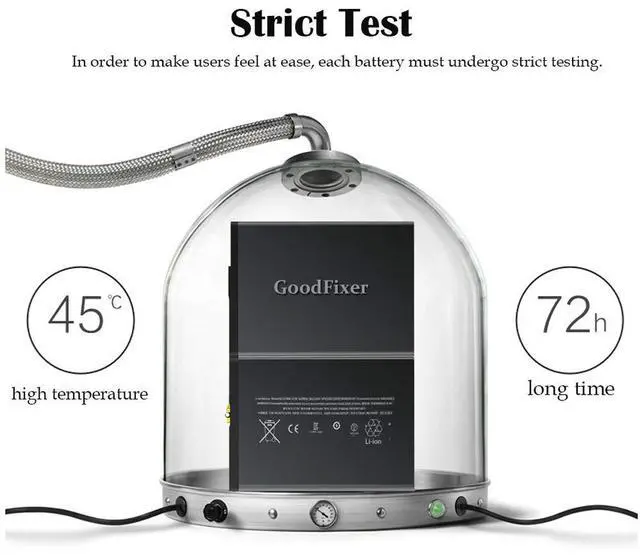 Alt view image 3 of 5 - A1484 Battery Replacement for iPad 5th 6th 7th 8th Generation (Model: A1474 A1475 A1476 A1822 A1823 A1893 A1954 A2197 A2198 A2200 A2270 A2428 A2429 A2430), for iPad 5 6 7 8 Air 1, not for Mini/Pro