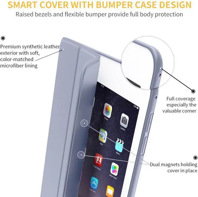 Alt view image 5 of 5 - DuraSafe Cases Compatible with iPad 10th Gen 2022 10.9 inch Case A2696 A2757 A2777 MPQ13LL/A MPQ33LL/A MPQ03LL/A MPQ23LL/A MPQ93LL/A MPQC3LL/A MPQ83LL/A MPQA3LL/A MQ6K3LL/A MQ6L3LL/A - Purple