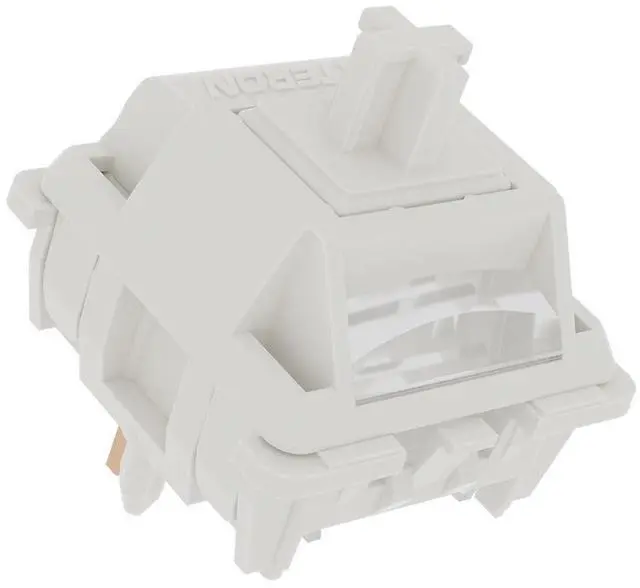 Main image of GATERON Smoothie Keyboard Switches,Full POM Pre-lubed 40gf Linear RGB LED 5 Pin 22mm Dual-Stage Spring Key Switches for MX Mechanical Keyboard(72PCS)