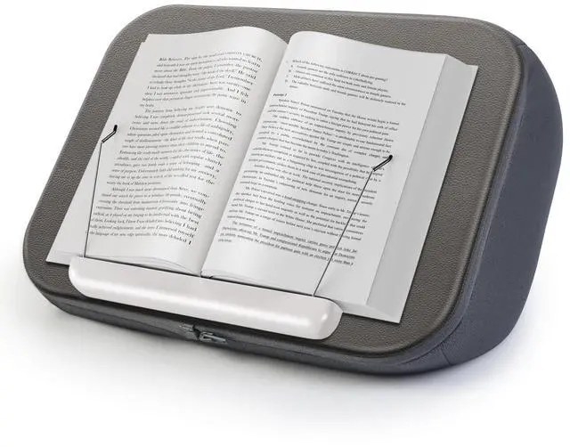 Main image of elitehood Book Stand, Comfortable Book Stand with Pillow Pad for Hand Free Reading in Bed, Bed Book Lap Holder - Minimize Neck Strain & Perfect Idea for Book Lovers in Dorm Room or Anywhere