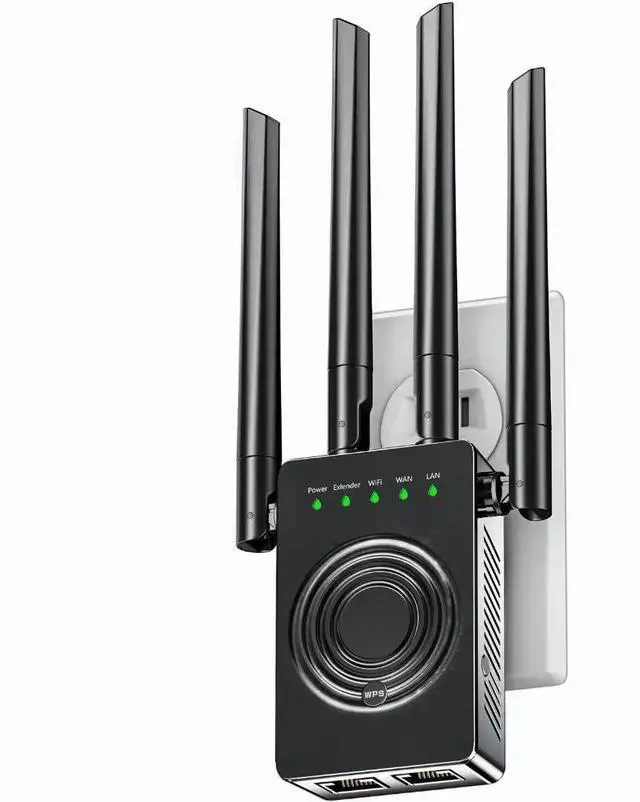 Main image of WiFi Extender Signal Booster for Home: Wireless Internet Repeater Range Coverage Up to 9998 Sq.Ft and 45+ Devices