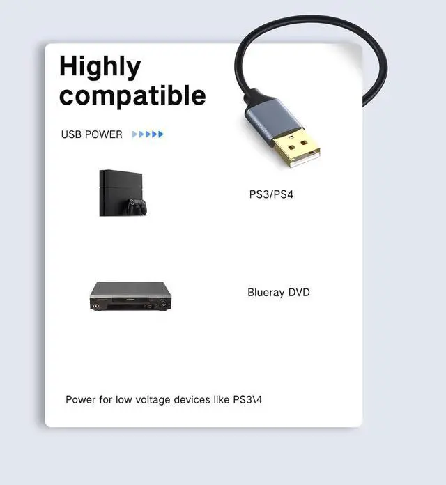 Alt view image 5 of 5 - FOINNEX Aluminum HDMI to DisplayPort Cable Adapter (Black 15cm)