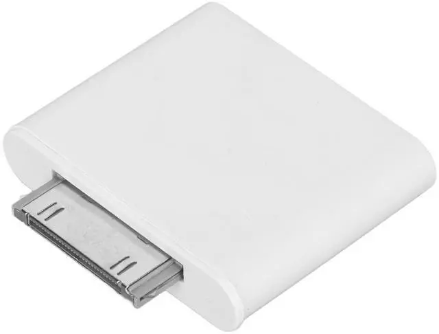Main image of 30 Pin Bluetooth Transmitter for iPod, Bluetooth 2.1 Adapter Transmitter, Plug and Play, Not for iPod Classic and Nano (White)