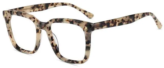 Main image of Firmoo Oversized Blue Light Blocking Glasses Computer Gaming Glasses, Blue Blockers Glasses for Women/Men Tortoise Ivory