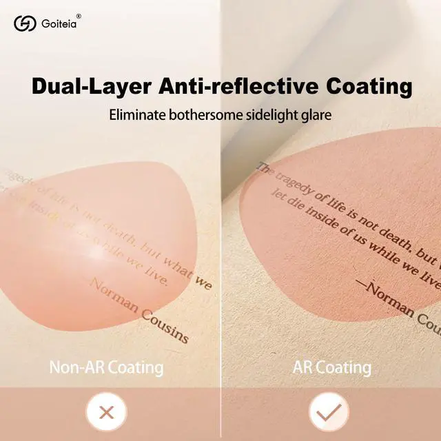 Alt view image 5 of 5 - Goiteia Migraine Glasses Fit Over Glasses, FL 41 Over Glasses Block Fluorescent LED Glare From All Directions, For Light Sensitivity/Photophobia/Eye Strain