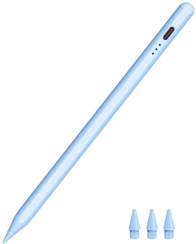 Main image of Pen for iPad 2018-2025, HATOKU 15 Mins Fast Charging Pencil 1st Gen with Tilt & Palm Rejection Compatible with iPad Air 3/4/5/M2/M3, iPad mini 5/6, iPad 6/7/8/9/10/11, iPad Pro 11"/12.9"/M4 (Blue)
