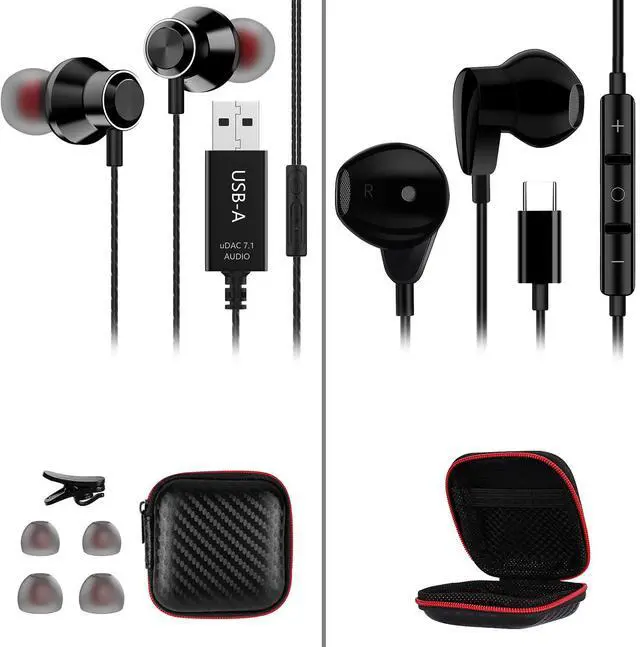 Main image of HGCXING USB Headset with Microphone for PC and USB C Headphones