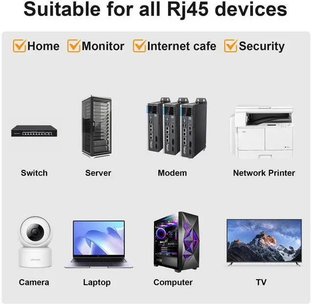 Alt view image 4 of 5 - JARNHNG Cat6 Cable 1500ft - UTP Heavy Duty, Waterproof, 550MHz, UV Resistant 26AWG Cat 6 Ethernet Cable 1500 ft, Suitable for Indoor and Outdoor Use