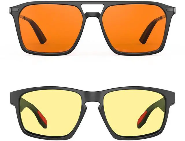 Main image of Goiteia Blue Light Gaming Glasses for Esports Player, Blue Light Gaming Glasses for Better Sleep/Eyes Strain/Light Sensitive