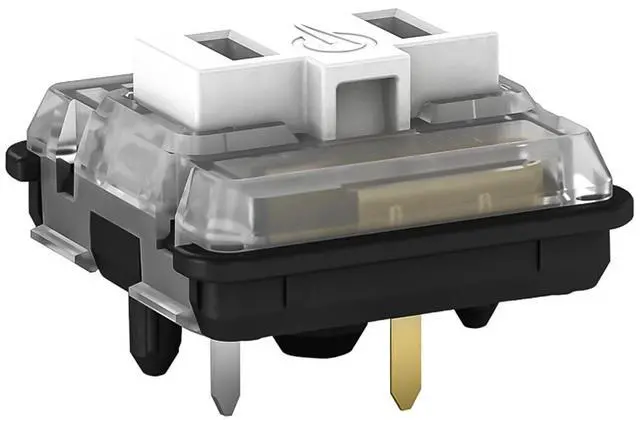 Main image of Kailh Choc Low Profile White Mechanical Keyboard Switches,1350 Chocolate Clicky 5-Pin 50gf RGB SMD Gaming Switch (White 45Pcs)