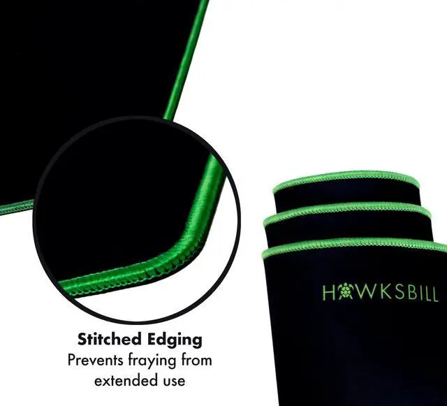 Alt view image 2 of 5 - Hawksbill Goliath V1 XXL Soft Gaming Mouse Mat 35.4 x 15.75 x .18in Extra Large Mousepad