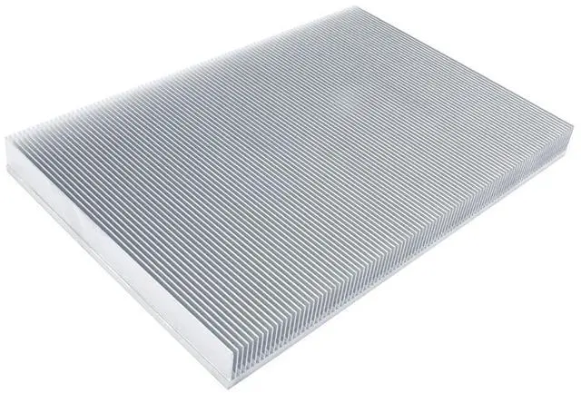 Main image of Large Aluminum Heatsink 300 x 200 x 25mm / 11.81 x 7.87 x 0.98 inch Skived Fins Heat Sinks Cooler Cooling Radiator for LED LCD CHIP Electronic Amplifier Transistor Semiconductor Heat Dissipation