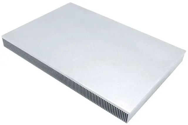 Alt view image 5 of 5 - Large Aluminum Heatsink 300 x 200 x 25mm / 11.81 x 7.87 x 0.98 inch Skived Fins Heat Sinks Cooler Cooling Radiator for LED LCD CHIP Electronic Amplifier Transistor Semiconductor Heat Dissipation