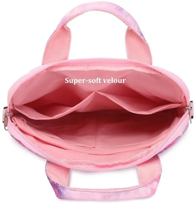 Alt view image 5 of 5 - JIANYA Tablet Carrying Bag Kids Tablet Sleeve Bag with Shoulder Strap, 10-12.5 Inch, Marble Cyan