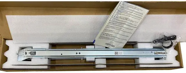 Alt view image 3 of 4 - BestPartsCom New 2U Static Rails Kit Compatible with Dell Poweredge R510 R520 R720 R720XD R730 R730XD R820 R530 R830 R540 R540XD R740 R740XD R7415 R7425 H872R 0H872R in Box