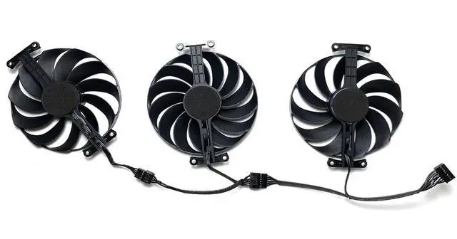 Alt view image 2 of 4 - 95MM T129215SU Cooling Fan Replacement for ASUS ROG Strix GeForce RTX 3060 Ti 3070 3080 3090 Ti Graphics Video Card CF1010U12S T129215BU (Fan-A)