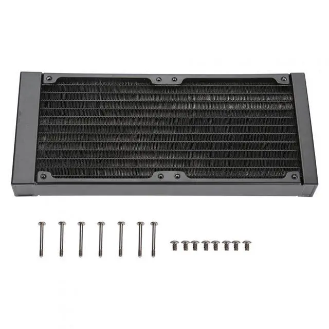 Main image of Joyzan 12 Tube 240mm Aluminium G1/4 Thread Water Cooling Radiator, PC CPU Cooler, Triple Fan Mounts, Heat Exchanger, Liquid Cooling System
