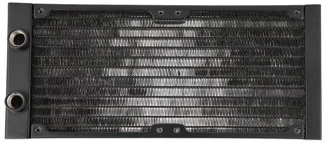 Alt view image 5 of 5 - Joyzan 12 Tube 240mm Aluminium G1/4 Thread Water Cooling Radiator, PC CPU Cooler, Triple Fan Mounts, Heat Exchanger, Liquid Cooling System