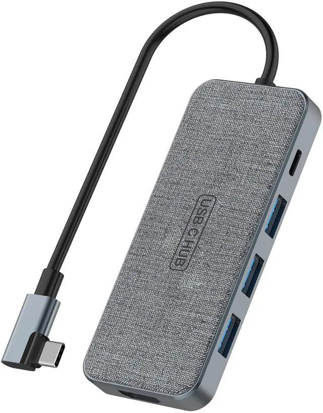 Main image of USB C Hub, ZSIMC 7-in-1 Docking Station Multiport Adapter with 4K HDMI, 100W Power Delivery, 3 USB 3.0 Ports, SD/TF Card Reader for MacBook Pro/Air, iPad Pro/Mini 6, Surface and More Type C Laptops