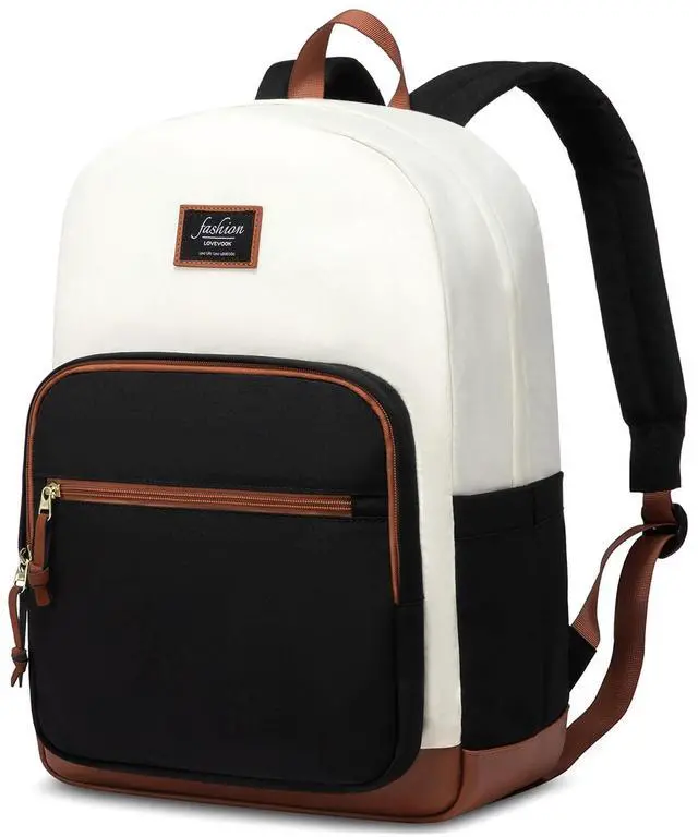 Main image of LOVEVOOK Backpack for School, Lightweight book bag, College Laptop Backpack, Water resistant Basic Middle School Bookbag Casual Daypack for Travel, Fits 15.6" Laptop