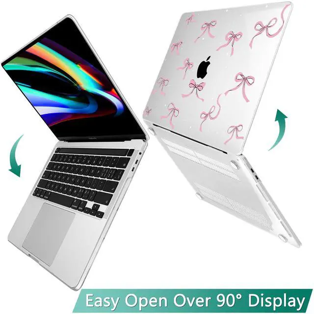 Alt view image 5 of 5 - May Chen for MacBook Pro 16 inch A2141 2020 2019 Release, Screen Protector & Keyboard Cover Plastic Soft-Touch Case for MacBook Pro 16-inch with Touch Bar & Touch ID - Star Bows
