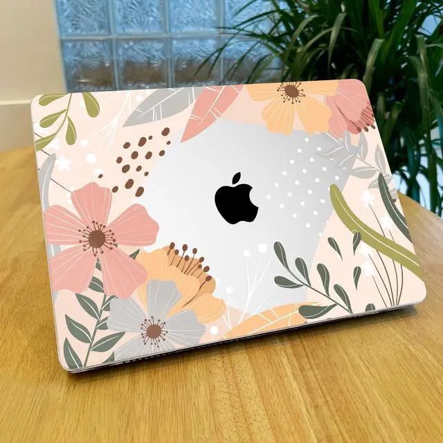 Alt view image 3 of 5 - Lepeoac for MacBook Pro 14 Inch 2024 2023 2022 2021 Release M4 A3112 A3401 A3185 M3 A2918 A2992 M2 A2779 M1 A2442 Pro/Max Chip, Plastic Hard Shell Case with Keyboard Cover, Floral P227