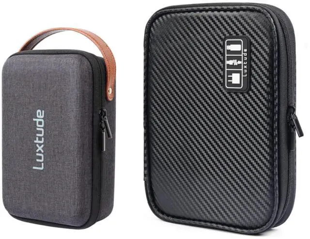 Main image of Luxtude Hard Case for Electronics & Soft Cable Organizer Bag