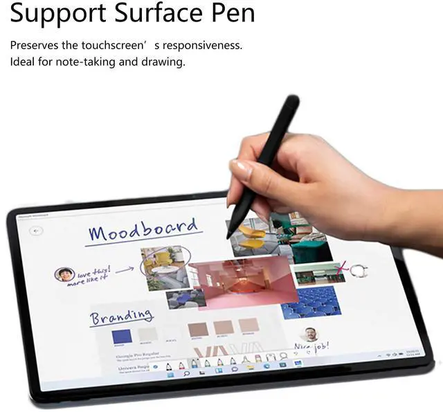 Alt view image 4 of 5 - Adeway Screen Protector for Microsoft Surface Laptop 7 15 inch(2024,AIPC),9H Hardness Tempered Glass Anti-Scratch- Easy Installation- Ultra Clear, Compatible with Surface slim pen