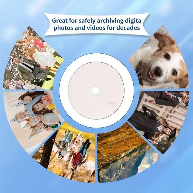 Alt view image 5 of 5 - MAWFOZIN BD-R BDR 25GB Single Layer Blue Blu-ray Recordable Media Disc Upto 6X with 50 Pack White Inkjet Hub Printable Blank Data Recordable Media Disc with Cakebox/Spindle Packing