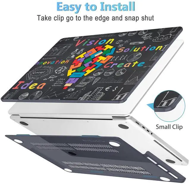 Alt view image 3 of 5 - Mektron Case for MacBook Pro 16" M4 A3403 A3186 M3 A2991 M2 A2780 M1 A2485 (2021/2023/2024) Pro/Max with Touch ID, Hard Shell Plastic Laptop Cover Keyboard Cover Screen Protector, Black