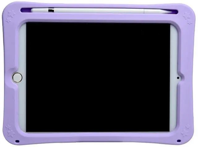 Alt view image 3 of 4 - Cartoon Case for iPad Mini 1/2/3/4/5 7.9",MONEHOYSY Cute Soft Silicone Kickstand [Drop Proof,Shock Proof,Anti Slip] Back Stand Cover Case for Kids Children Teens Girls Boys (Kurom-5)