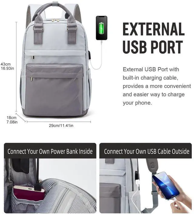 Alt view image 3 of 5 - Makes Large Travel Backpack For Women Men,Carry On Backpack,Hiking Backpack Waterproof Outdoor Sports Rucksack Casual Daypack Travel Essentials
