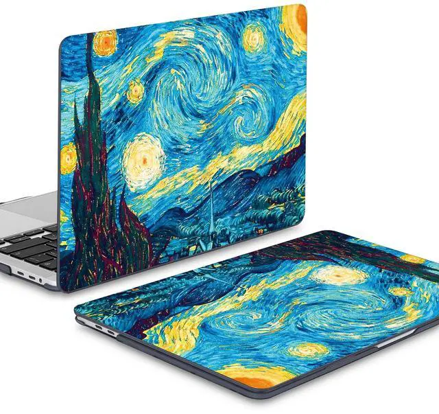 Alt view image 5 of 5 - Mektron for MacBook Pro 16 inch Case A2141, 2020 2019 Pro 16-inch Touch Bar & Touch ID Starry Sky Matte Hard Shell Cover Keyboard Skin Screen Protector