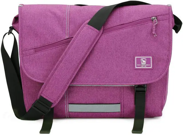 Main image of OIWAS Messenger Bag for Women Crossbody 15.6 Inch Laptop Satchel Bags for Women Shoulder Bag Large Briefcase Computer Bag Work Travel Purple
