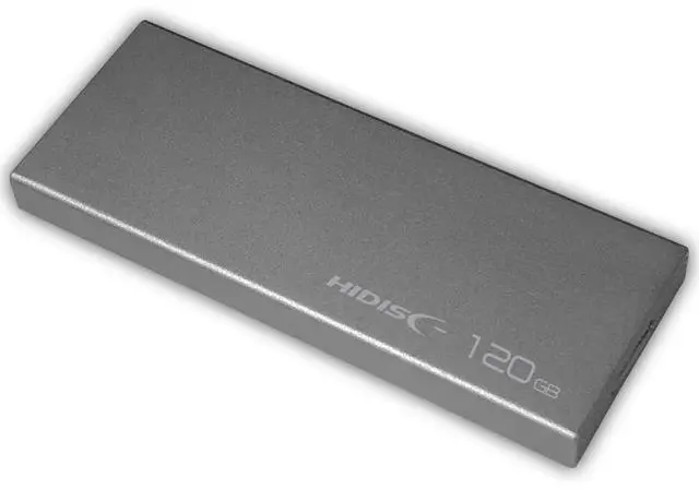 Alt view image 2 of 2 - HIDISC USB 3.0 Portable SSD 120GB HDEXSSD120GPM10TD