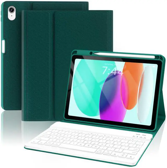 Main image of OPAKIT Keyboard Case for iPad 10th Generation 2022 & A16 11th Generation 2025(10.9/11 inch), Detachable Wireless Keyboard, Stand Folio Keyboard Case with Pencil Holder for New iPad 10th Gen 2022-Teal