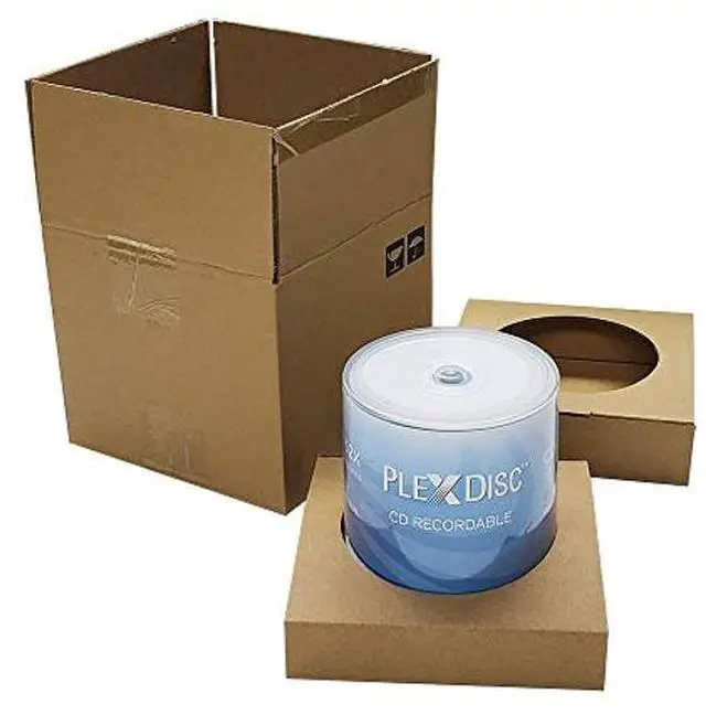 Alt view image 3 of 5 - PlexDisc CD-R 700MB 52X White Thermal Hub Printable - 100 Disc Spindle (FFP) - 631-415-BX