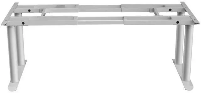 Alt view image 4 of 5 - VWINDESK VJ402 Four Legs(Columns) Electric Height Adjustable Standing Corner Desk Frame Only W/Four Motors, Ergonomic Sit Stand Up Height Adjustable Steel Base with Digital Memory Keypad (White)